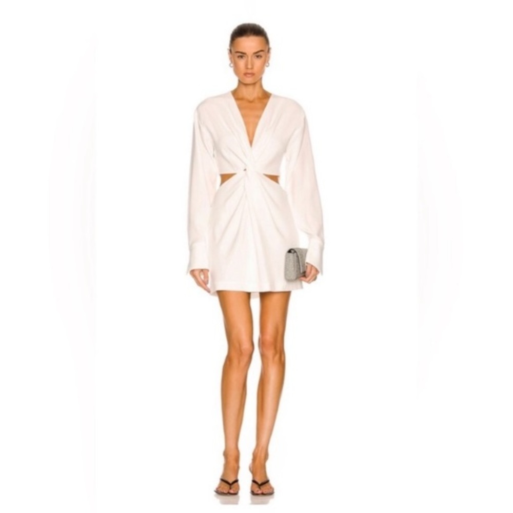 NWT A.L.C. Dress Zoey Front Tie Knot Open Back